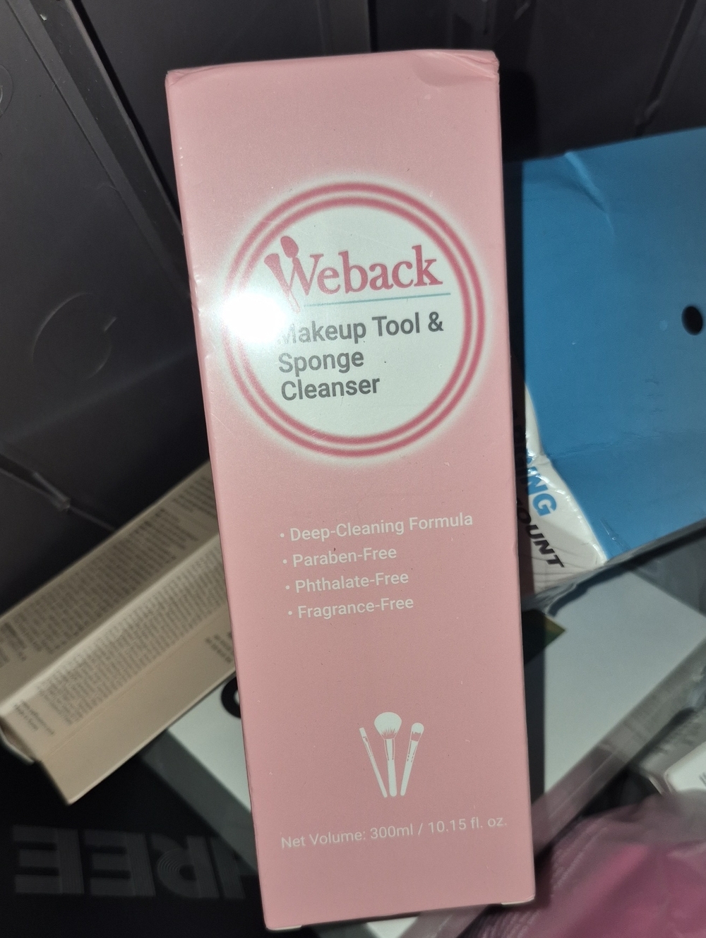 Pink Makeup Tool & Sponge Cleanser